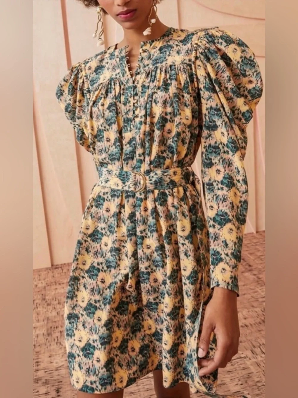 Ulla Johnson Elaine floral mini dress size 2- NWOT $650